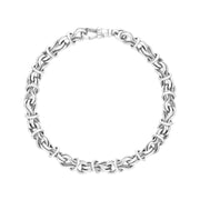 18ct White Gold Multi Link Handmade Bracelet C063BR