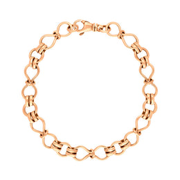 9ct Rose Gold Figure of Eight Bracelet C059BR