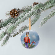 Christmas Wishes Nutcracker Gift Presentation Bauble, BBL3