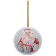 Christmas Wishes Santa Gift Presentation Bauble, BBL9_3