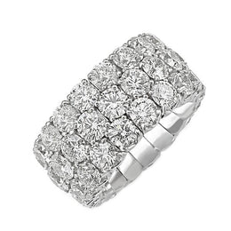 Picchiotti Xpandable 18ct White Gold 12.41ct Diamond Eternity Ring, RE67