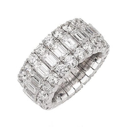 Picchiotti Xpandable 18ct White Gold 15.72ct Diamond Eternity Ring, RE10.