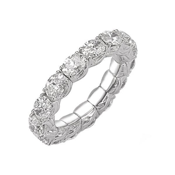 Picchiotti Xpandable 18ct White Gold 3.45ct Diamond Eternity Ring, RF23