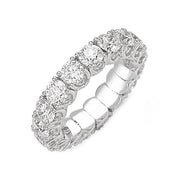 Picchiotti Xpandable 18ct White Gold 5.14ct Diamond Eternity Ring, RD62.
