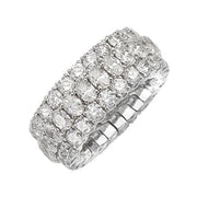 Picchiotti Xpandable 18ct White Gold 7.48ct Diamond Eternity Ring, RF24.