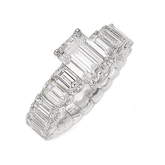 Picchiotti Xpandable 18ct White Gold 8.37ct Diamond Eternity Ring, RD92.