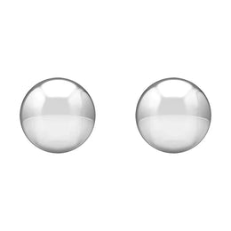 Sterling Silver 8mm Ball Stud Earrings. 610OR 031