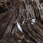 Sterling Silver Amber Emma Stothard Silver Darling 10mm Float Charm Necklace