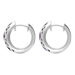 Sterling Silver Blue John Curved Two Piece Set P2712 E2023