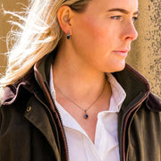 Sterling Silver Blue John Tiny Hedgehog Drop Earrings, E2428