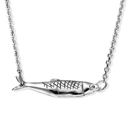 Sterling Silver Emma Stothard Silver Darling Small Chain Necklace, N1135.