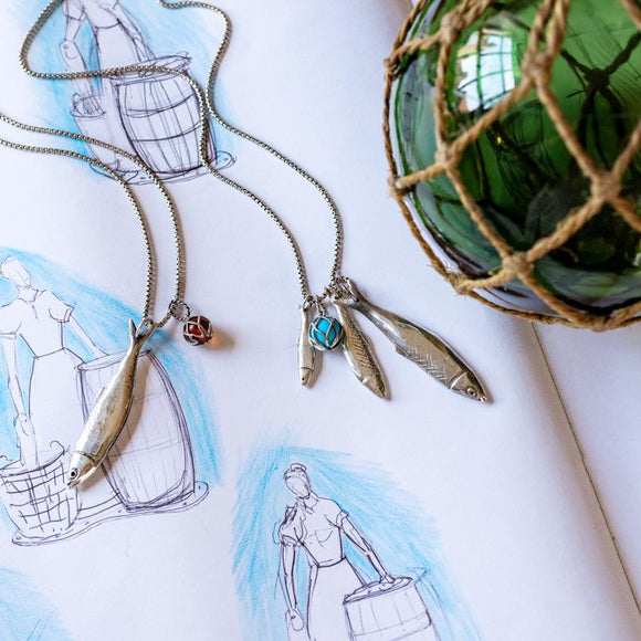 Sterling Silver Emma Stothard Silver Darling Small Single Pendant, P3588.