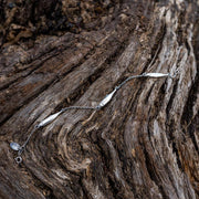 Sterling Silver Emma Stothard Silver Darling Three Fish Chain Link Bracelet, B1208.