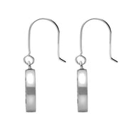 Sterling Silver Turquoise Round Large Leaves Tree of Life Two Piece Set, S062.