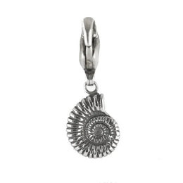 Sterling Silver Ammonite Charm. G392