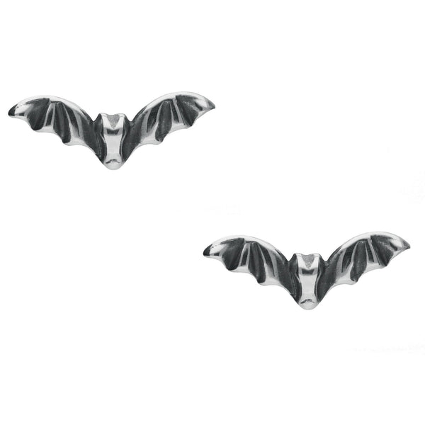 Sterling Silver Bat Stud Earrings. E1315