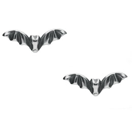 Sterling Silver Bat Stud Earrings. E1315