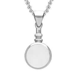 Sterling Silver Bauxite Bottle Top Necklace P010