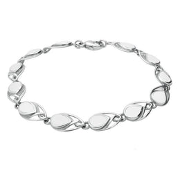 Sterling Silver Bauxite Celtic Pear Shaped Bracelet B599