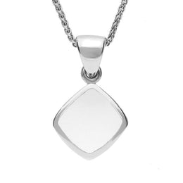 Sterling Silver Bauxite Dinky Cushion Necklace P452