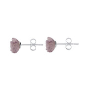 Sterling Silver Blue John Tuberose Rose Stud Earrings, E2151.
