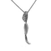 Sterling Silver Tentacle Twist Necklace P3409