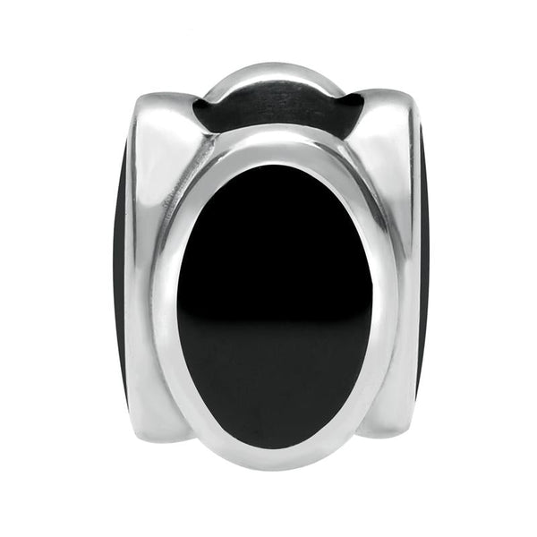 Sterling Silver Whitby Four Stone Oval Charm. G506.