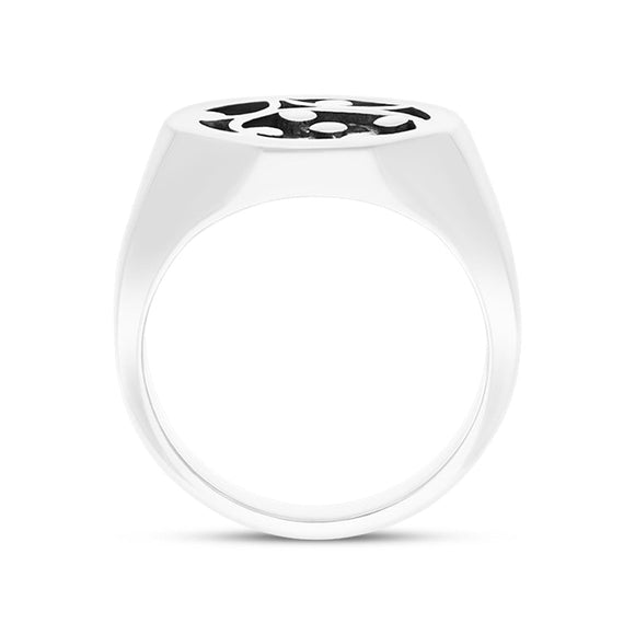 Sterling Silver Carrara Gate Ring