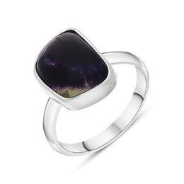Sterling Silver Blue John Abstract Ring, RUNQ0001675