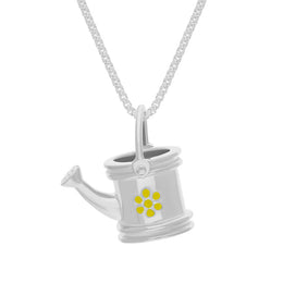 Sterling Silver Chatsworth Garden Watering Can Pendant, P3661