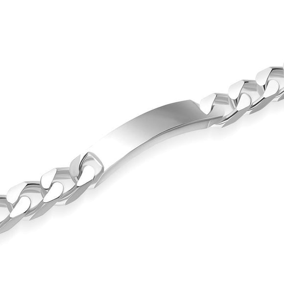 00085522 W Hamond Sterling Silver Chunky Identity Bracelet, 0011BP206.