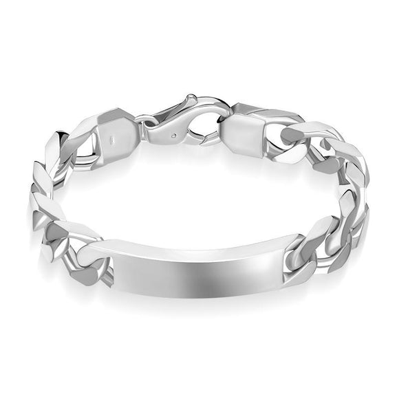 00085522 Sterling Silver Chunky Identity Bracelet, 0011BP206.