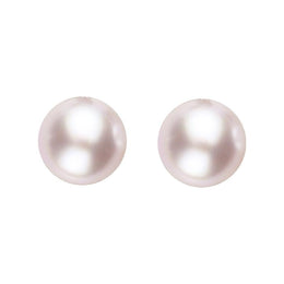Sterling Silver 5mm Pink Freshwater Pearl Stud Earrings E627