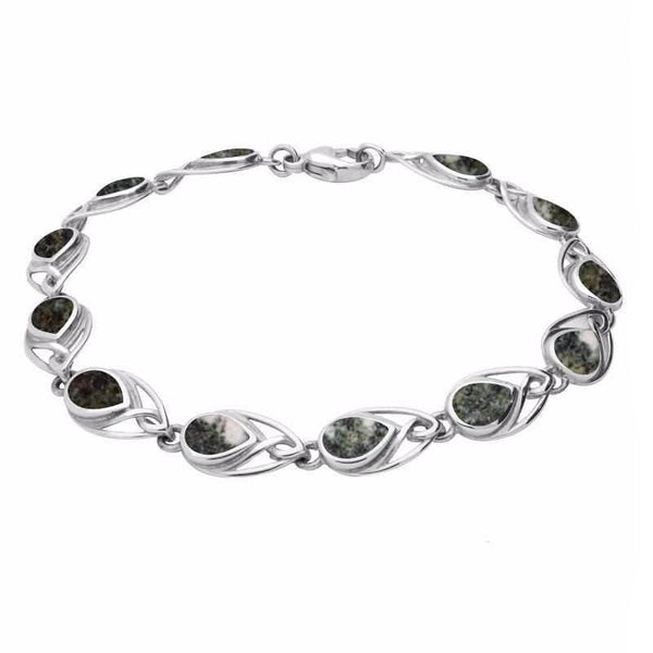 Silver & Gold Bracelet w/ Moonstone, Iolite, Rhodolite Garne | Bluestone  Jewelry | Tahoe City, CA