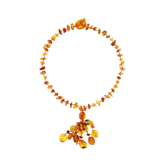 Amber Multi Beaded Necklace D