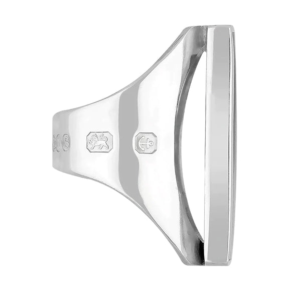 Sterling Silver Blue John Jubilee Hallmark Collection Large Square Ring. R605_JFH._3