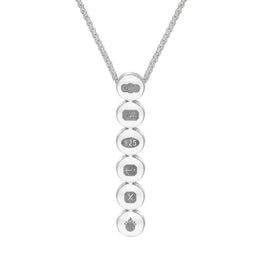 Sterling Silver Jubilee Hallmark Collection Round Disc Pendant Necklace, N1144_JFH